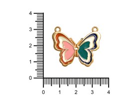 Dije Esmaltado Mariposa Divisible x 5 Unidades foto 2